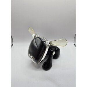 Black i-Dog - BROKEN TAIL Hasbro Interactive Dog Speaker - Tiger Sega iDog- READ